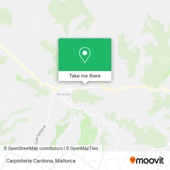 Carpinteria Cardona map