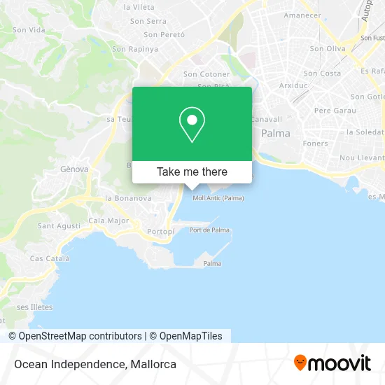 Ocean Independence map