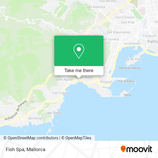 Fish Spa map