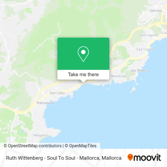 Ruth Wittenberg - Soul To Soul - Mallorca map