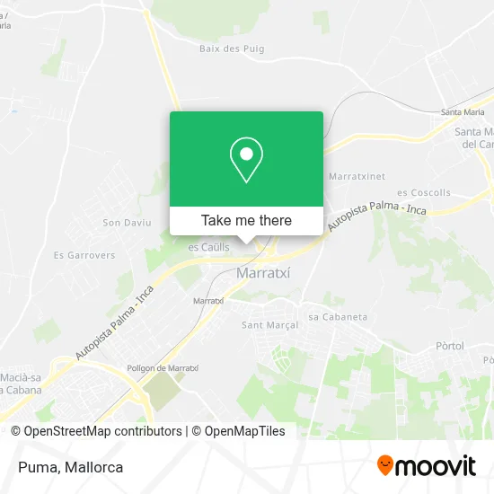Puma map