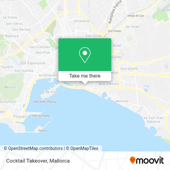 Cocktail Takeover map