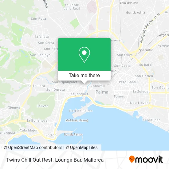 Twins Chill Out Rest. Lounge Bar map