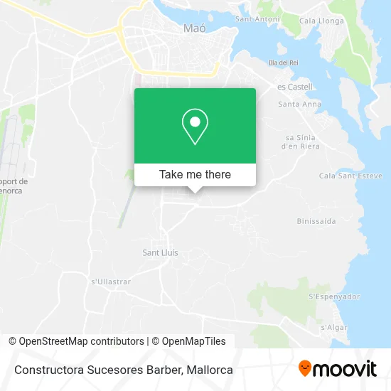 Constructora Sucesores Barber map