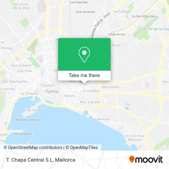 T. Chapa Central S.L map