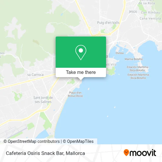 Cafeteria Osiris Snack Bar map