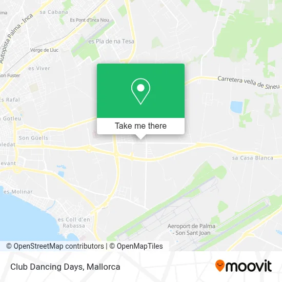 Club Dancing Days map