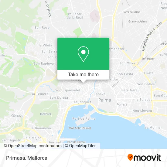 Primasa map