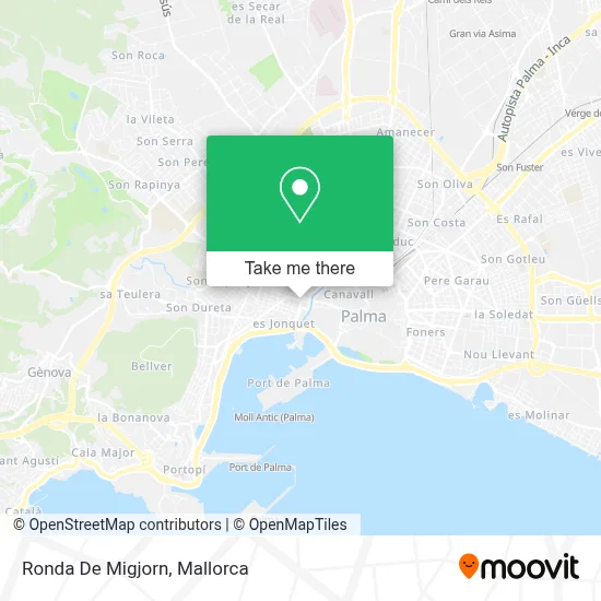 Ronda De Migjorn map