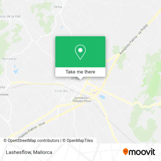 Lashesflow map