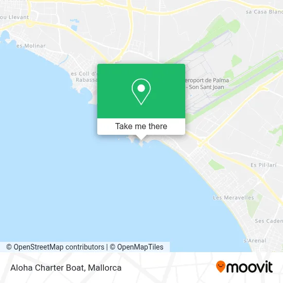 Aloha Charter Boat map