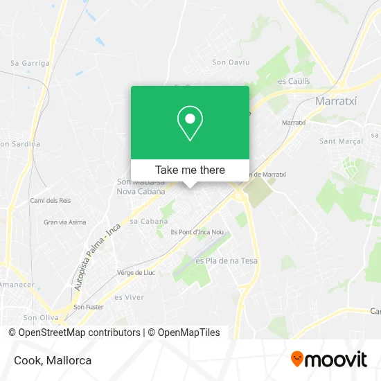 Cook map
