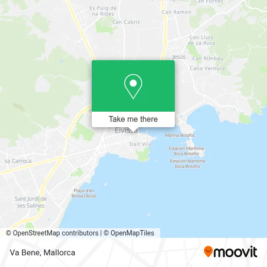 Va Bene map