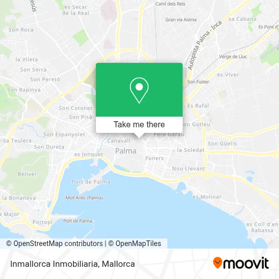 Inmallorca Inmobiliaria map