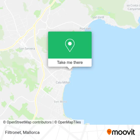 Filtronet map