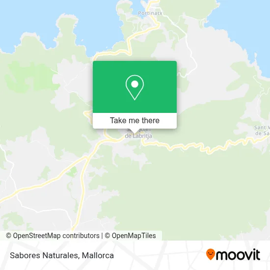 Sabores Naturales map