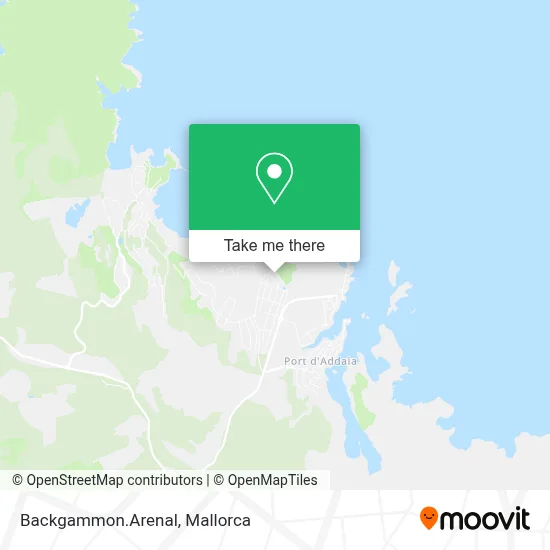 Backgammon.Arenal map