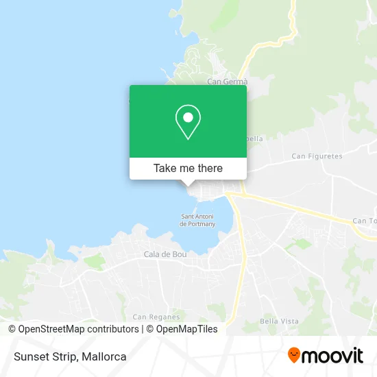 Sunset Strip map
