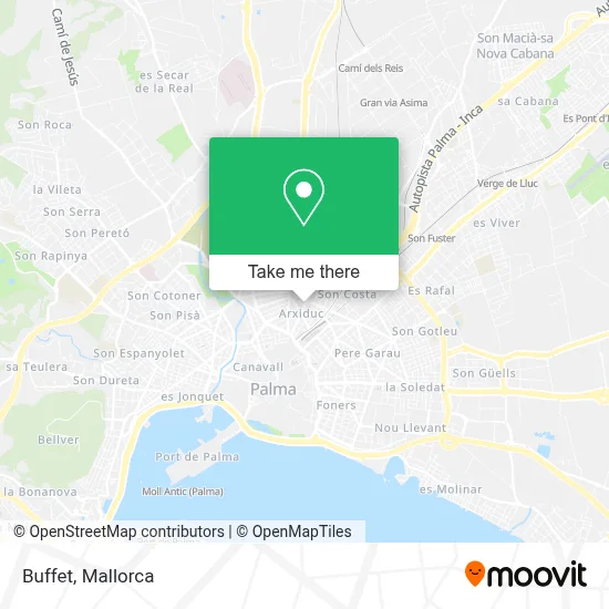 Buffet map