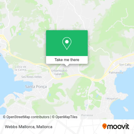 Webbs Mallorca map