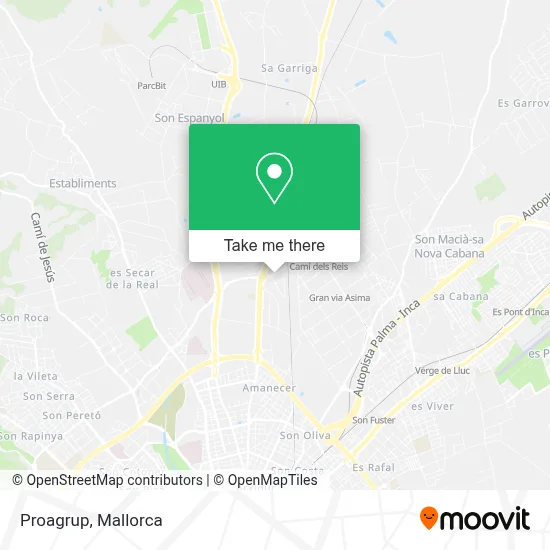 Proagrup map