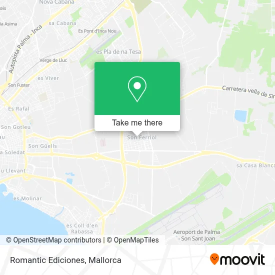 Romantic Ediciones map