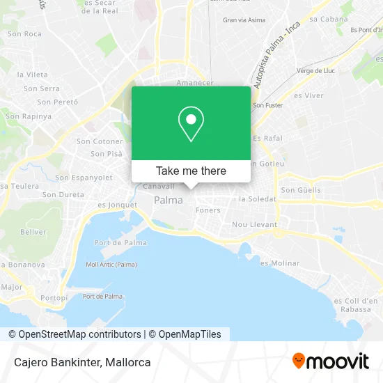 Cajero Bankinter map