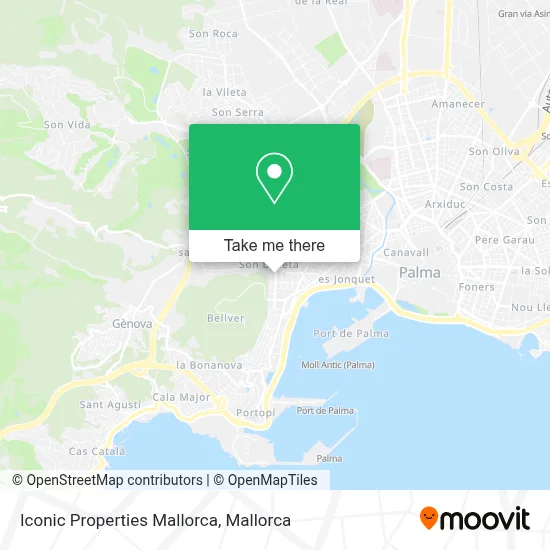 Iconic Properties Mallorca map