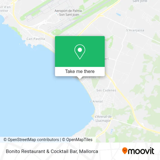 Bonito Restaurant & Cocktail Bar map