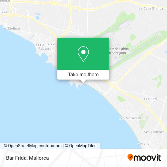 Bar Frida map
