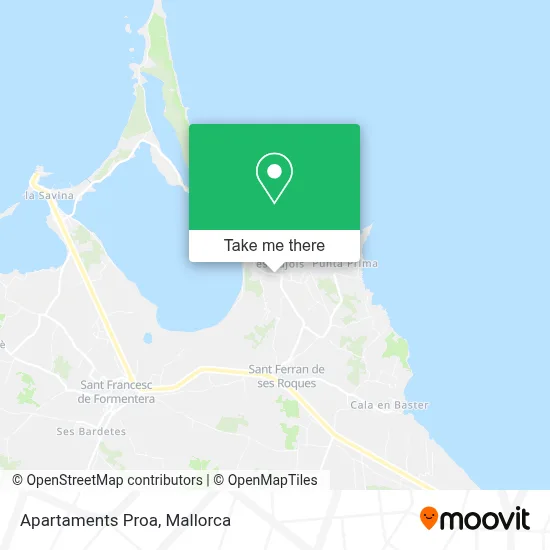 Apartaments Proa map