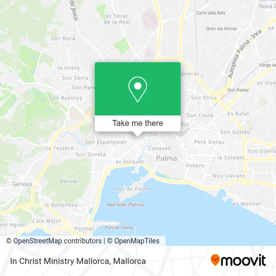 In Christ Ministry Mallorca map