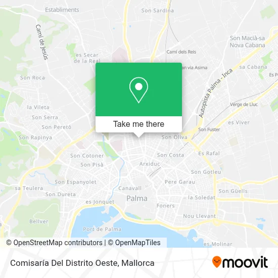 Comisaría Del Distrito Oeste map