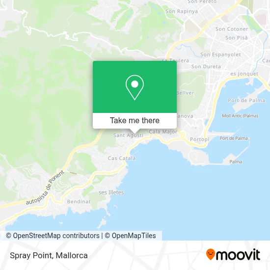 Spray Point map