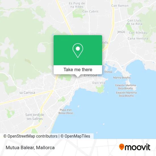 Mutua Balear map