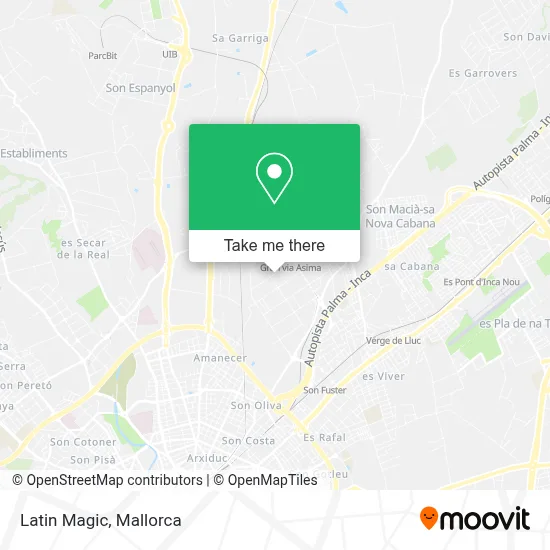 Latin Magic map
