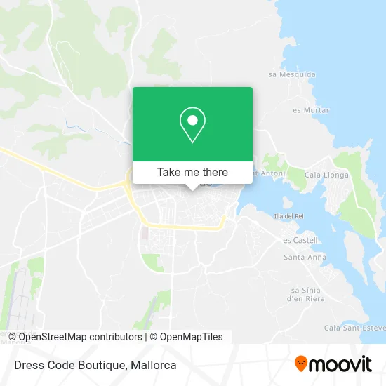 Dress Code Boutique map