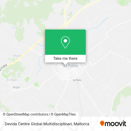 Devida Centre Global Multidisciplinari map