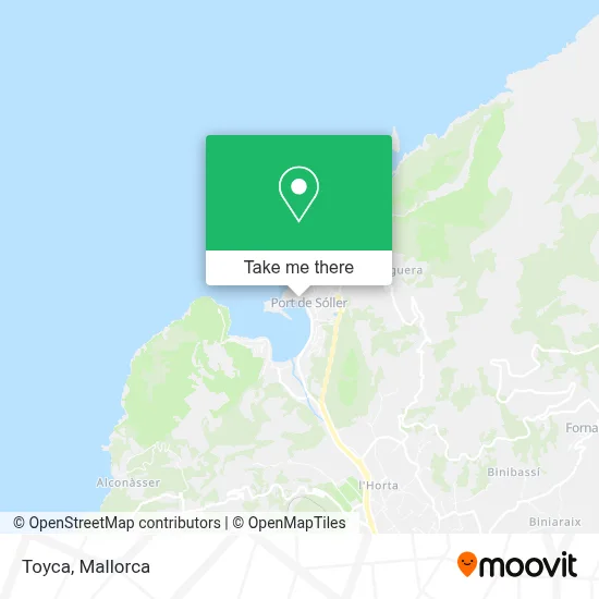 Toyca map