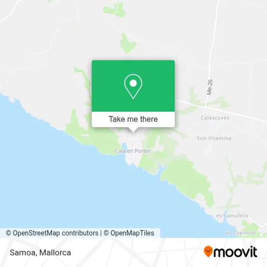 Samoa map