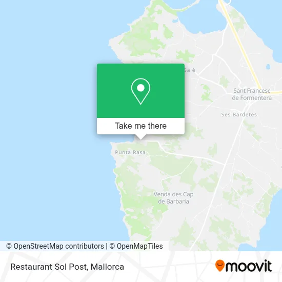 Restaurant Sol Post map