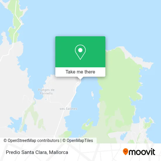 Predio Santa Clara map