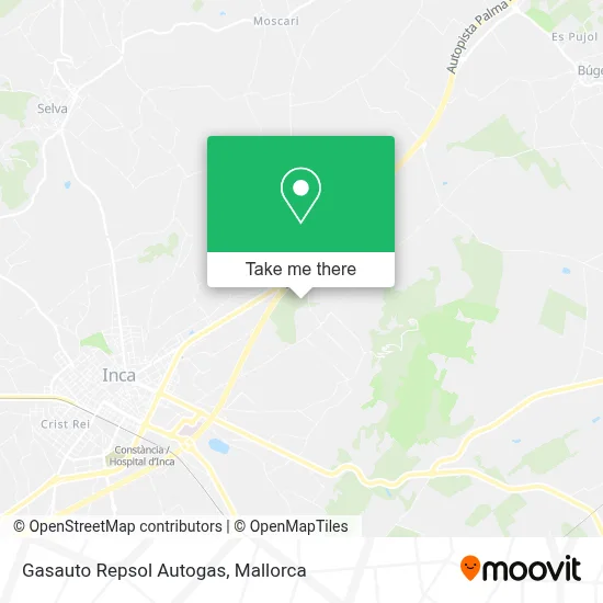 Gasauto Repsol Autogas map