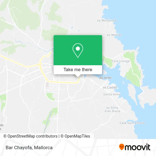 Bar Chayofa map