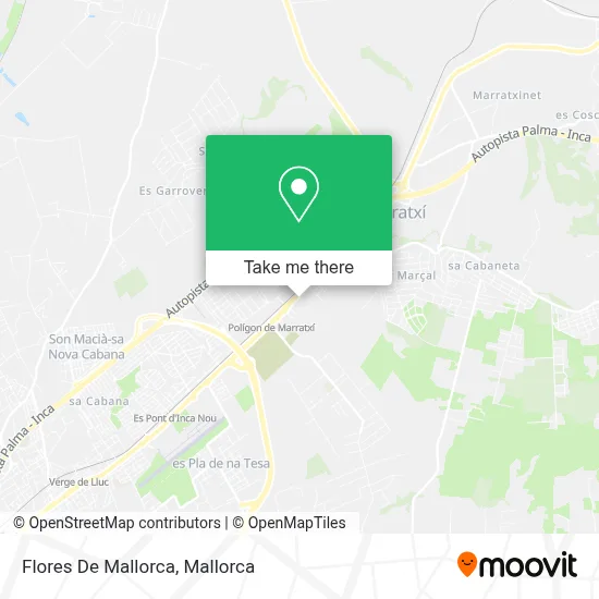 Flores De Mallorca map
