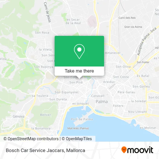 Bosch Car Service Jaccars map