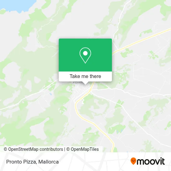 Pronto Pizza map