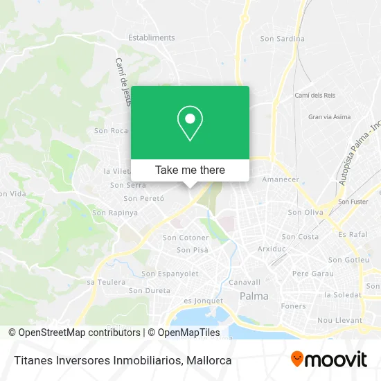 Titanes Inversores Inmobiliarios map