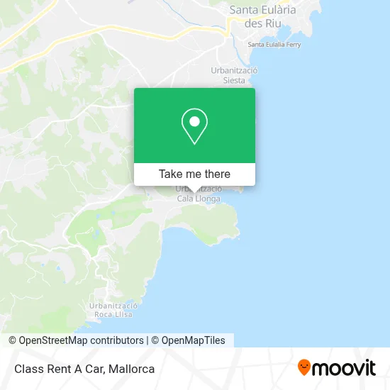 Class Rent A Car map