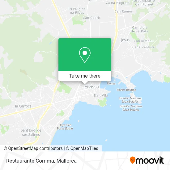 Restaurante Comma map